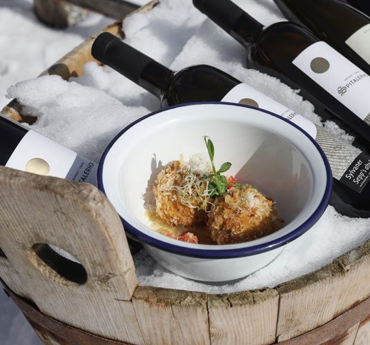 Canederli e vino